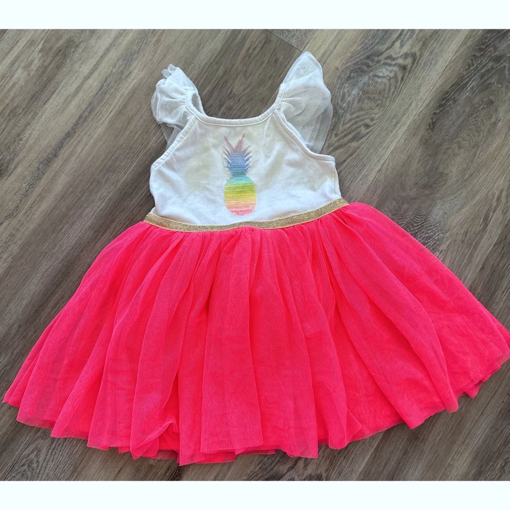Hot Pink/Neon Toddler Dress